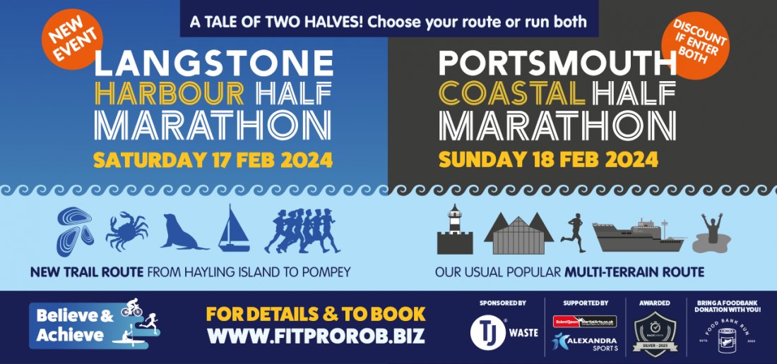 2024 Langstone Harbour & Portsmouth Coastal Half Marathon Weekender